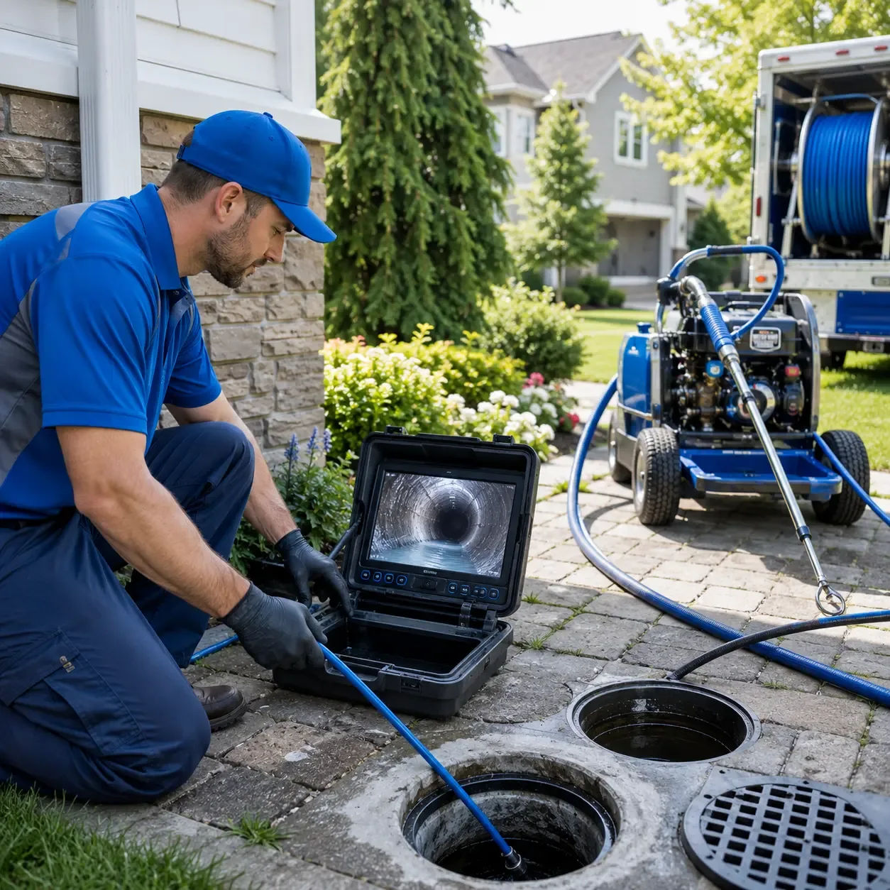 Outdoor drain cleaning professionals serving Bostwick, GA